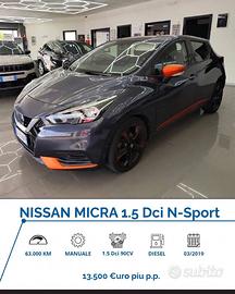 Nissan Micra 1.5 dCi 8V 5 porte N-Sport