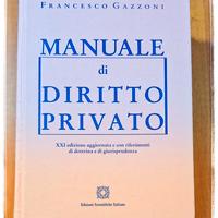 GAZZONI -Manuale di Diritto Privato- ed. XXI 2024