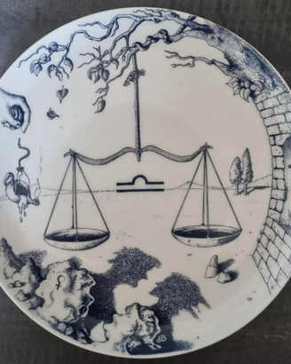 I piatti dello Zodiaco, BILANCIA, ceramica Arzberg