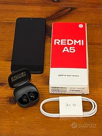  Cellulare REDMI A5 + Cuffie REDMI BUDS 6 PLAY