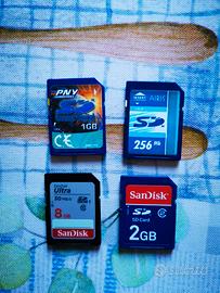 MEMORIE SD VARI FORMATI