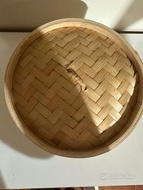 Vaporiera in legno bamboo