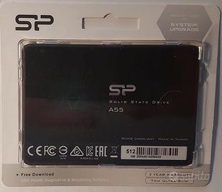 SSD 512GB Silicon Power A55 3D NAND SLC 2.5" SATA