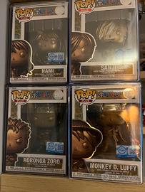 Collezione funko pop one piece