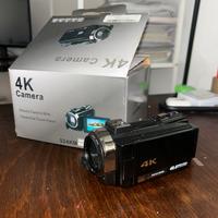Videocamera 4K mai usata + accessori inclusi