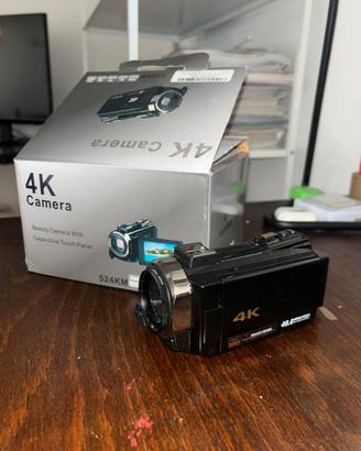 Videocamera 4K mai usata + accessori inclusi