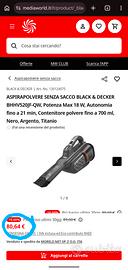Aspirapolvere portatile 