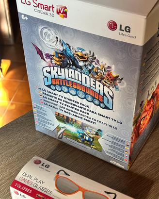 Skylanders Battleground Lg Smart Tv + Dual Glasses