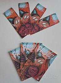 4 Segnalibri e 3 Cartoline PASTIL, Ghermandi, Eris