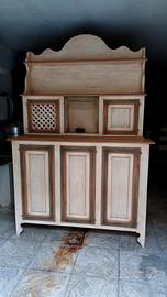 credenza e porta TV angolare in legno