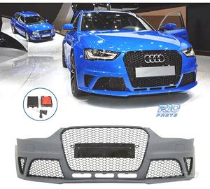 PARAURTI ANTERIORE AUDI A4 B8 11-15 LOOK RS GRIGLI