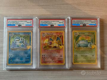Charizard Blastoise Venosaur Gran Festa