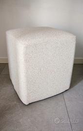 puf fatto da un tapezziere