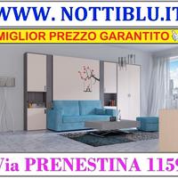 Letto a Scomparsa CONFORT 2 piazze MATERASSO OMAGG