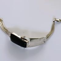 Bracciale in Argento 925 e Onice nero