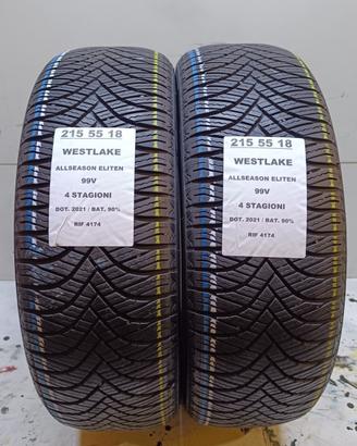2 GOMME 215 55 18 WESTLAKE 4 STAG. RIF4174