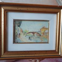 Quadro olio su tela di Hermes Stringo