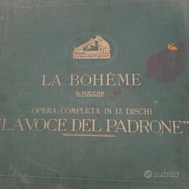 Dischi in vinile vintage da collezione La Boheme