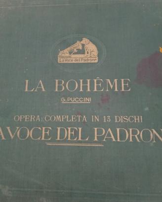 Dischi in vinile vintage da collezione La Boheme
