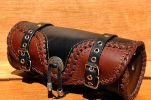 Moto Borsa cilindrica pelle,  attrezzi artigianale
