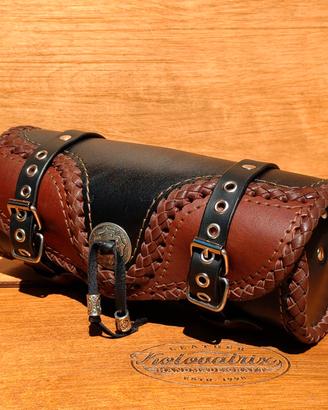 Moto Borsa cilindrica pelle,  attrezzi artigianale