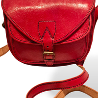 Borsa vintage artigianali Vera pelle Di Capra