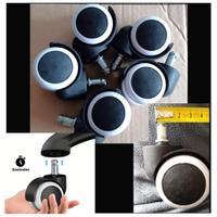 5 Ruote Sedia Ufficio Gaming (misura precisa) *TOP