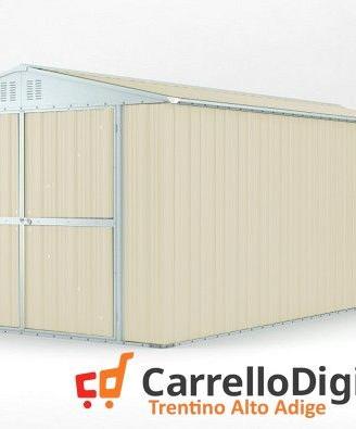 Box garage auto in Acciaio 327x611cm 19mq avorio