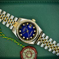Rolex Datejust Ref. 16013 Blue Diamond Dial