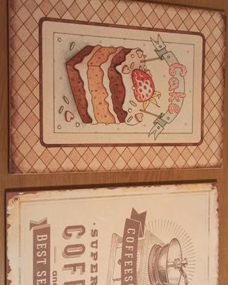 stampe in legno cucina