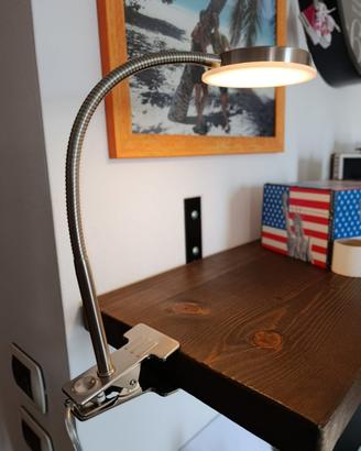Lampada led con morsetto