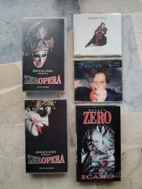 Renato Zero lotto raro VHS CD originali