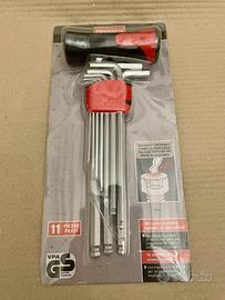 Set Chiavi Brugola Testa Sferica POWERFIX 11 pezzi