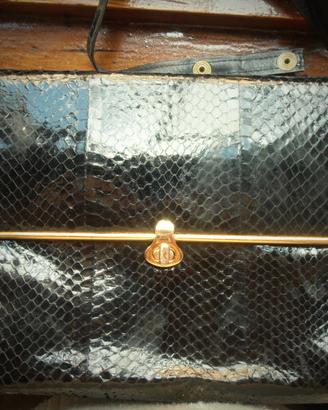 Borsa in pelle pitone