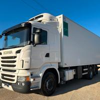 Scania R400 frigorifero (8.10m) con sponda