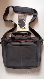 Borsa nera porta PC con tracolla rimovibile