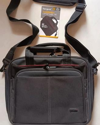 Borsa nera porta PC con tracolla rimovibile