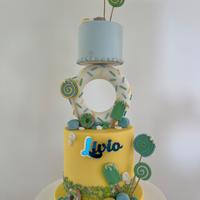 Torta finta in pasta di zucchero