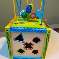 Cubo di legno multifunzionale