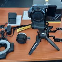 Nikon Z50 + Z DX 16-50 VR + tutti gli accessori