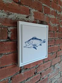 Quadro pesce azzurro 