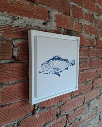 Quadro pesce azzurro 