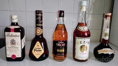 bottiglie vintage da collezione