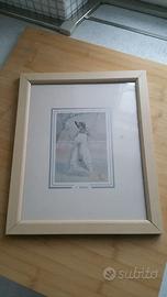 Cornice con stampa Innocenzo Milani con certificat