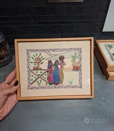 quadro tessuto a mano