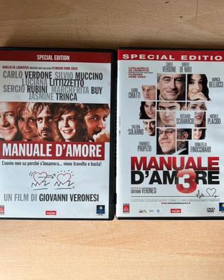 2 Dvd manuale d’amore 1 e 3