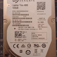 Seagate HDD 500 GB laptop thin 2,5" - 7200 RPM