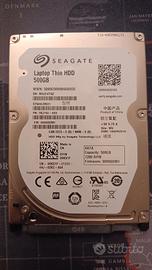 Seagate HDD 500 GB laptop thin 2,5" - 7200 RPM