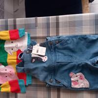 Set Baby Boden  t-shirt e salopette