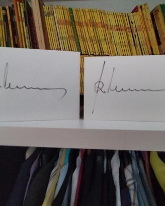Autografi originali Reinhold Messner